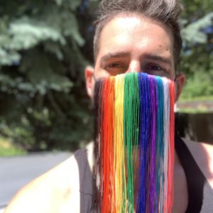 Inclusive Rainbow Pride Mask