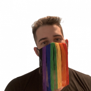 Pride Rainbow Mask